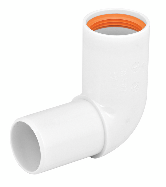 PP VINKEL 1 MU VIT 32X90 FP 72120, M GUMMITÄTNING