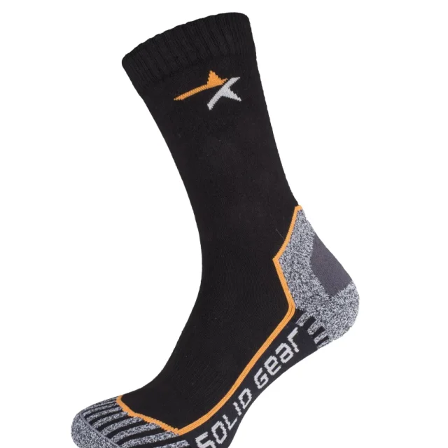 Solid Gear Active Sock Strumpa svart, 3-pack 47-49