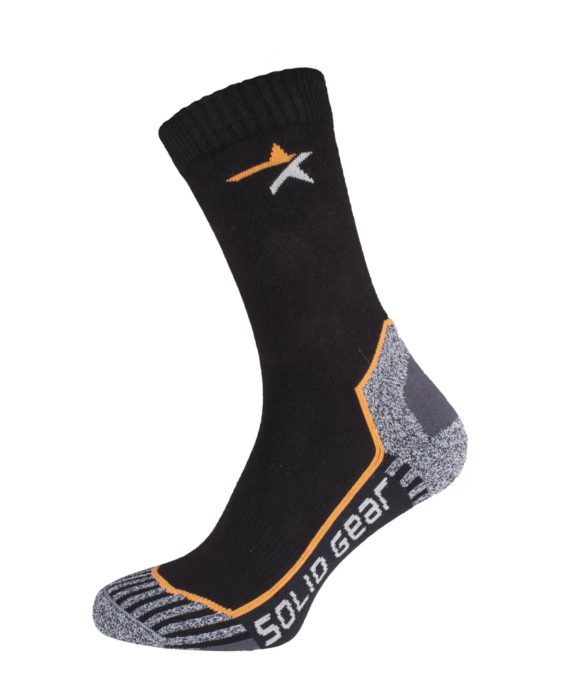 Solid Gear Active Sock Strumpa svart, 3-pack 47-49