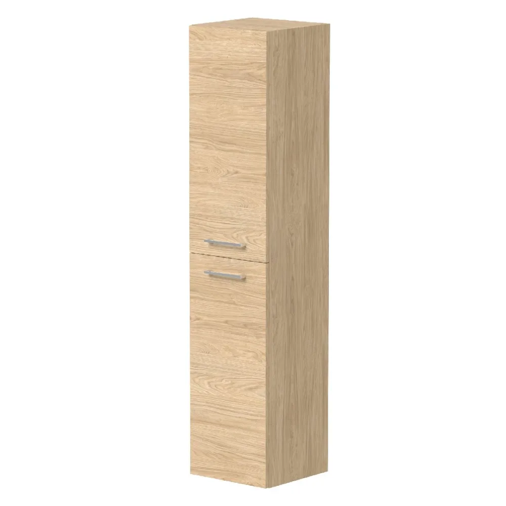 Högskåp Gama 35cm, Ljus Ek | Stuvbutiken