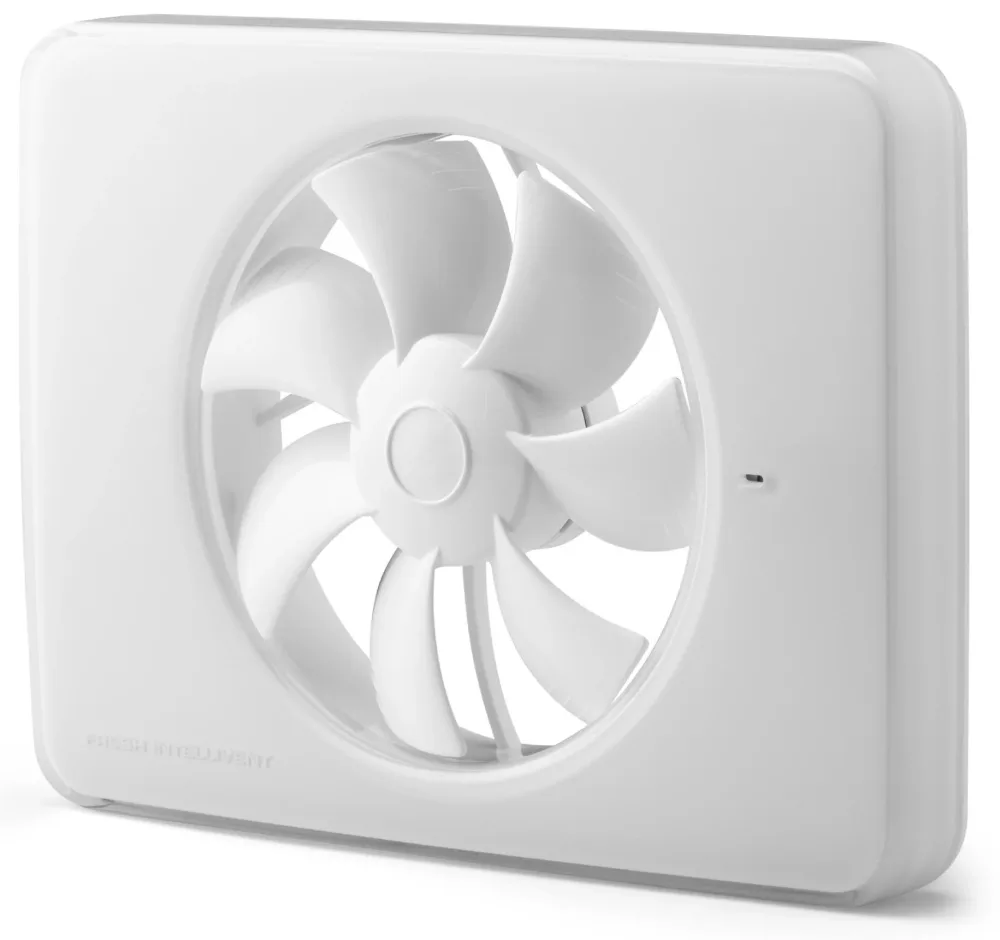 Fresh Intellivent P Badrumsfläkt vit, 202x152x64 mm, 134 m³/h