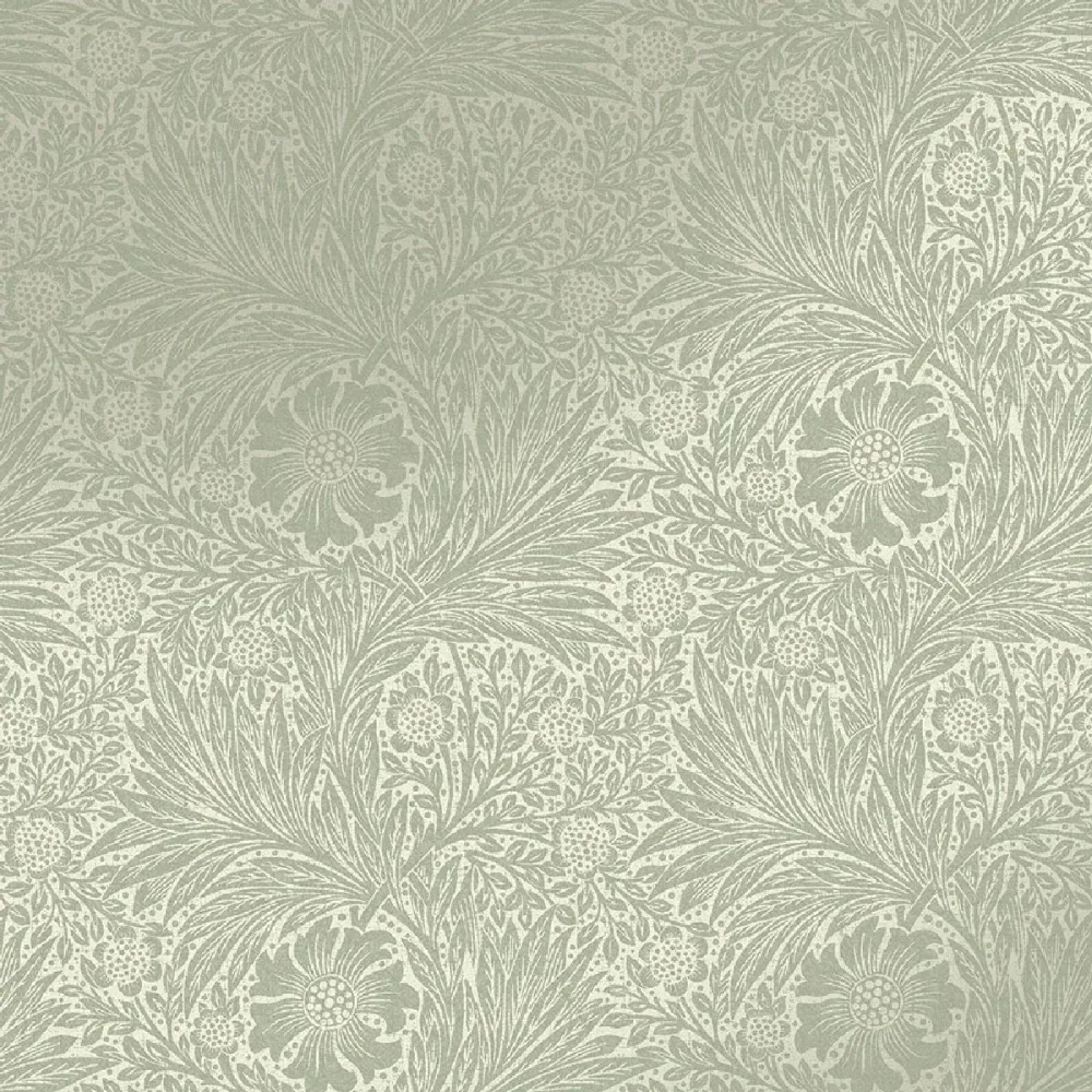 William Morris At Home Marigold Fibrous Sage 124256 Grön Tapet | Stuvbutiken