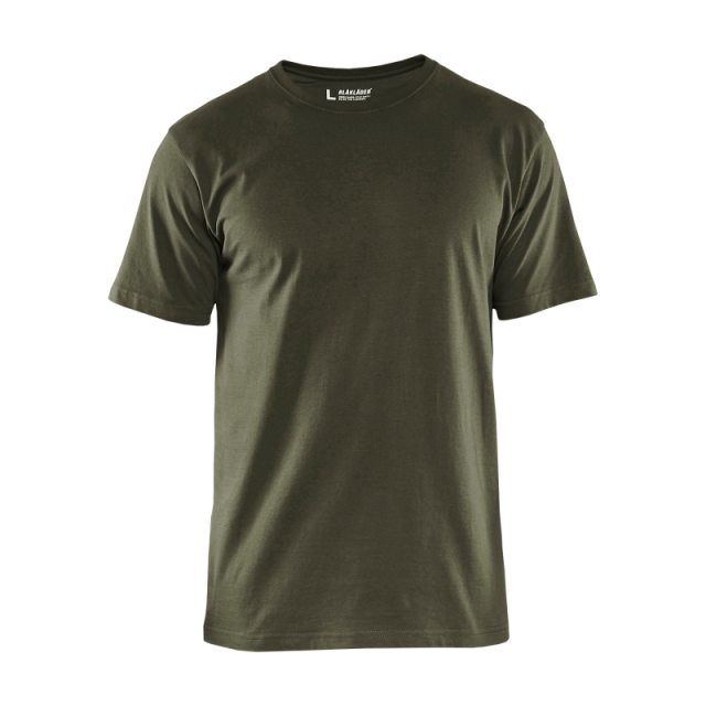 T-SHIRT BLÅKLÄDER 3525 1042 MÖRK, OLIVGRÖN XXL