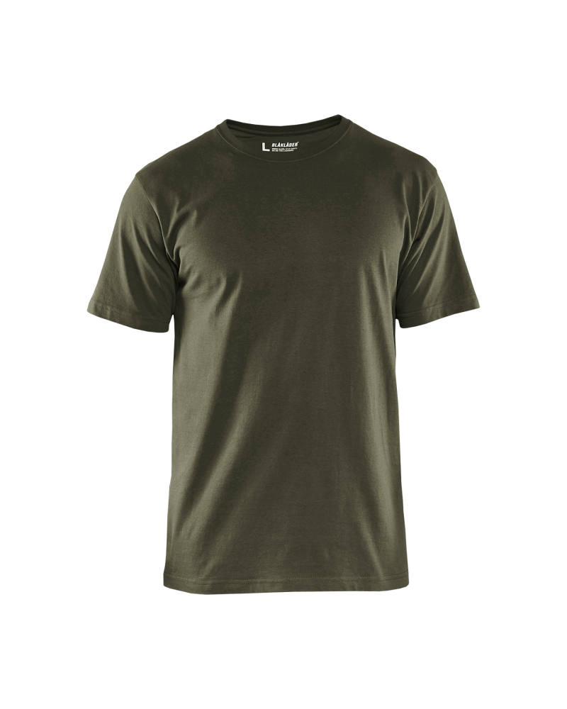 T-SHIRT BLÅKLÄDER 3525 1042 MÖRK, OLIVGRÖN XXL