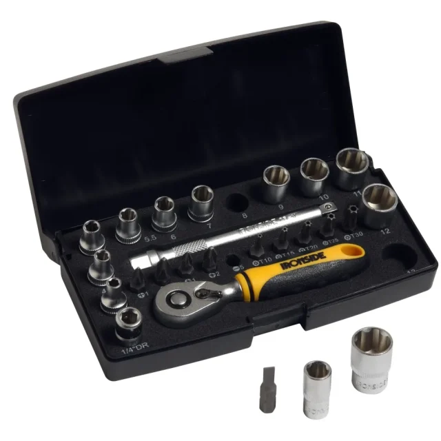 Ironside 244002 Hylsnyckelsats 25 delar, 1/4"