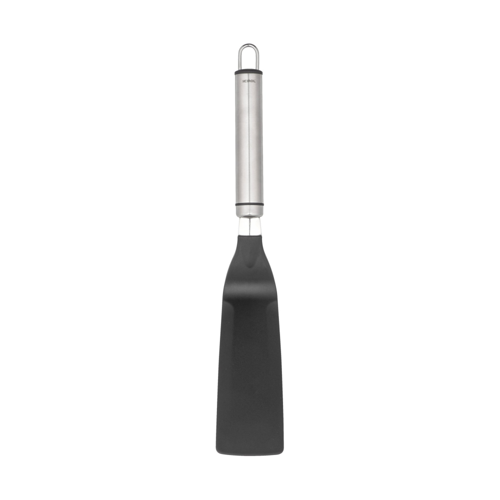 Heirol Steely nylonspatula, Svart-rostfritt stål