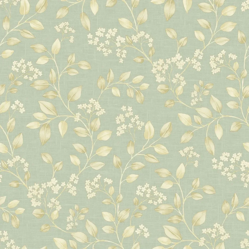 Grandeco Alice A3003 Tapet Grön/beige