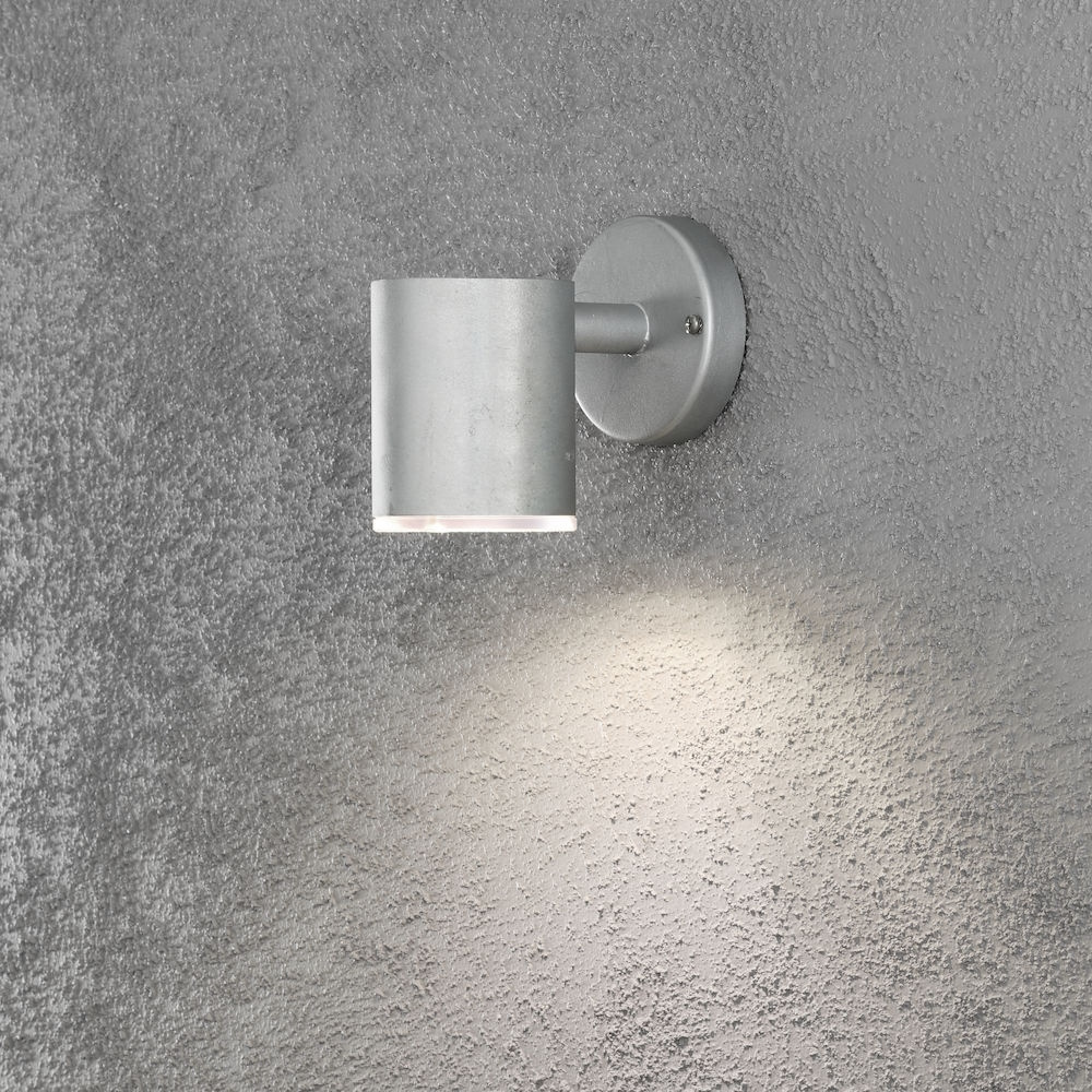 Ull Vägglykta LED Ned 8W 230-240V IP54 Galvaniserad Konstsmide