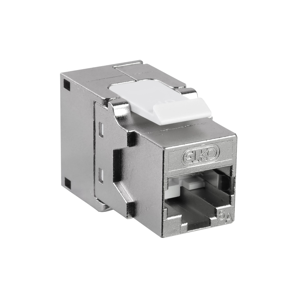 Modularjack Croco STP 6A Silver 24st Elko
