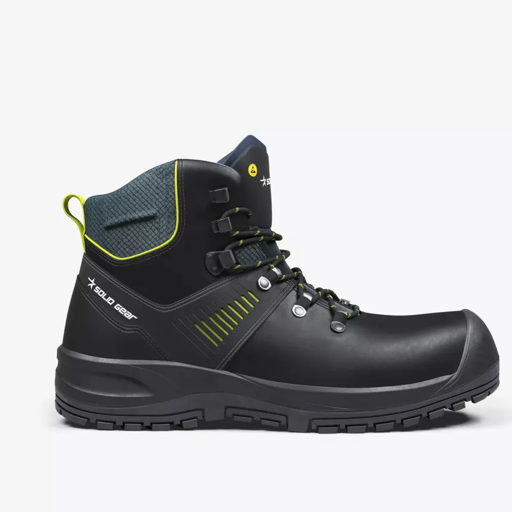Solid Gear Ion Mid Skyddskänga S3L, ESD, svart 39