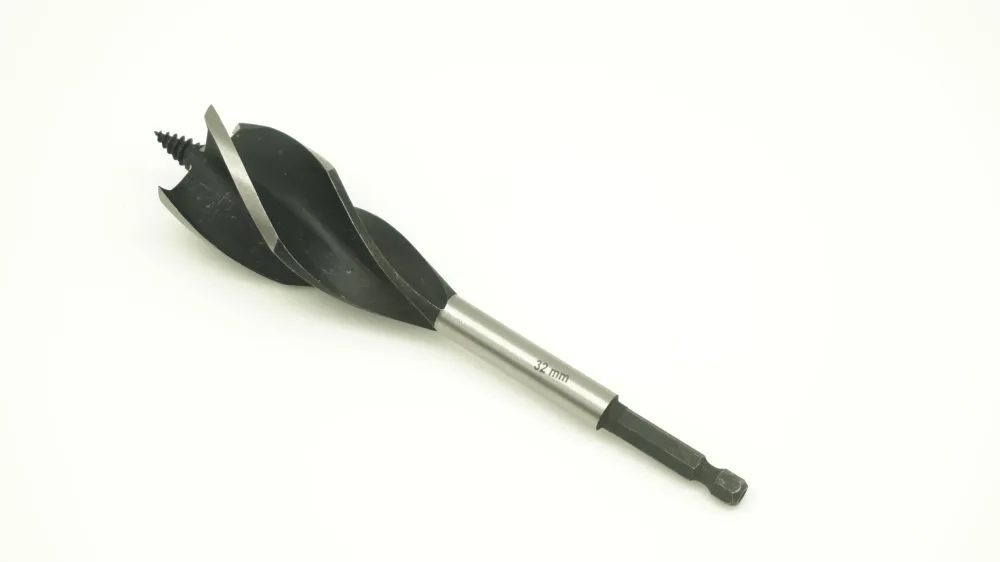 Ironside 201111 Träborr 4 skär, 1/4" sexkant, 159 mm Ø12 mm