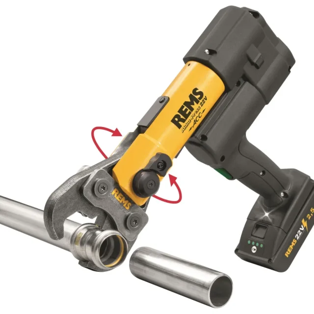 REMS Akku-Press 22 V ACC Pressmaskin med väska, batteri och laddare