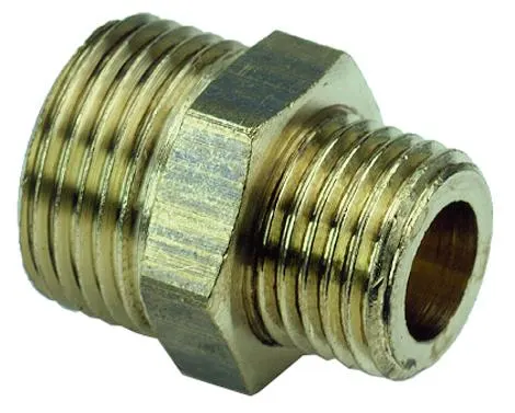 Ezze 3006069162 Sexkantnippel metall, utv gänga, förminskad G25 x G15 - Bild 2