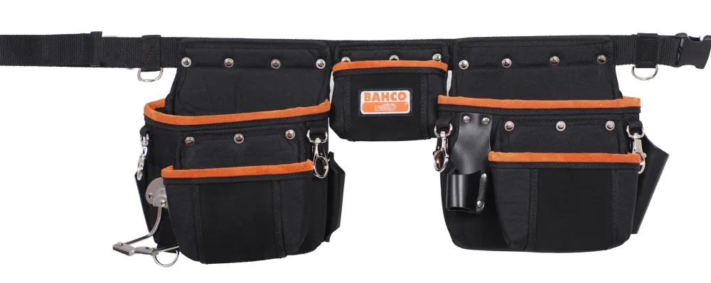 Bahco 47503PB2 Verktygsbälte hammarhållare, 4 hakar, 3 ringar