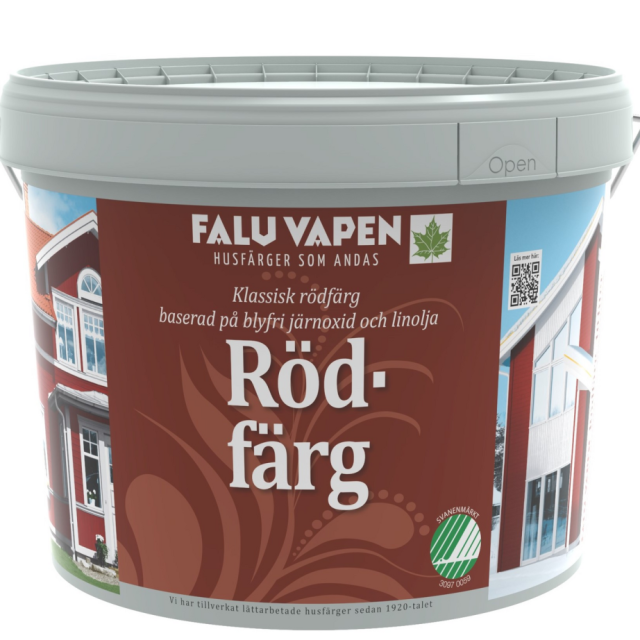 FALU VAPEN RÖDFÄRG RÖD PENSELKVALITÉT 10L