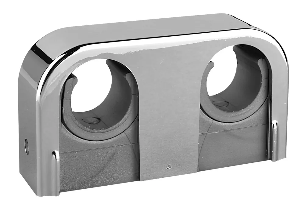 Faluplast Snap 14010 Rörklämma dubbel, 18-22 mm Vit - Bild 2
