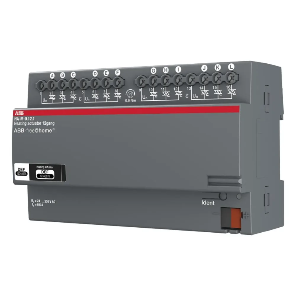 ABB free@home 2CDG510009R0011 Värmeaktor för KNX 12-kanal - Bild 2