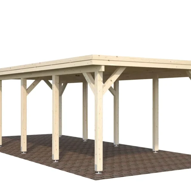 Palmako Karl Carport 27,4 m²/inv. 23,1 m², obehandlad