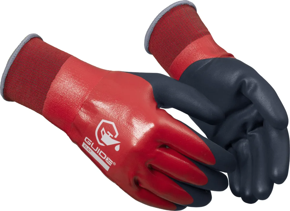 Guide Gloves 9504 Handske nitrildopp, oljegrepp, touch 11