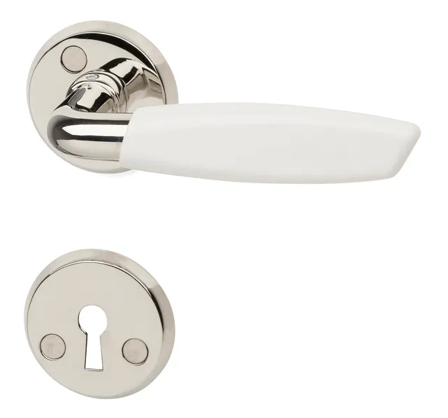 DÖRRHANDTAG 3130P-2991P NICKEL MED NYCKELSKYLT