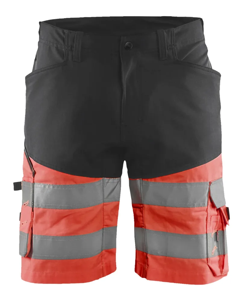 Blåkläder 154118119955C50 Shorts svart/röd C50 - Bild 2