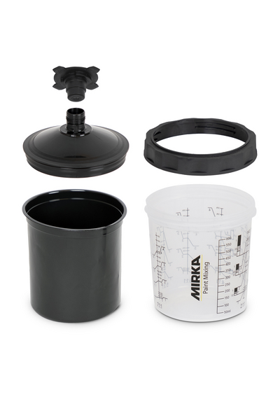 PAINT MIRKA CUP SYSTEM UV 650ML, FILTER LID 125µm 50/FRP