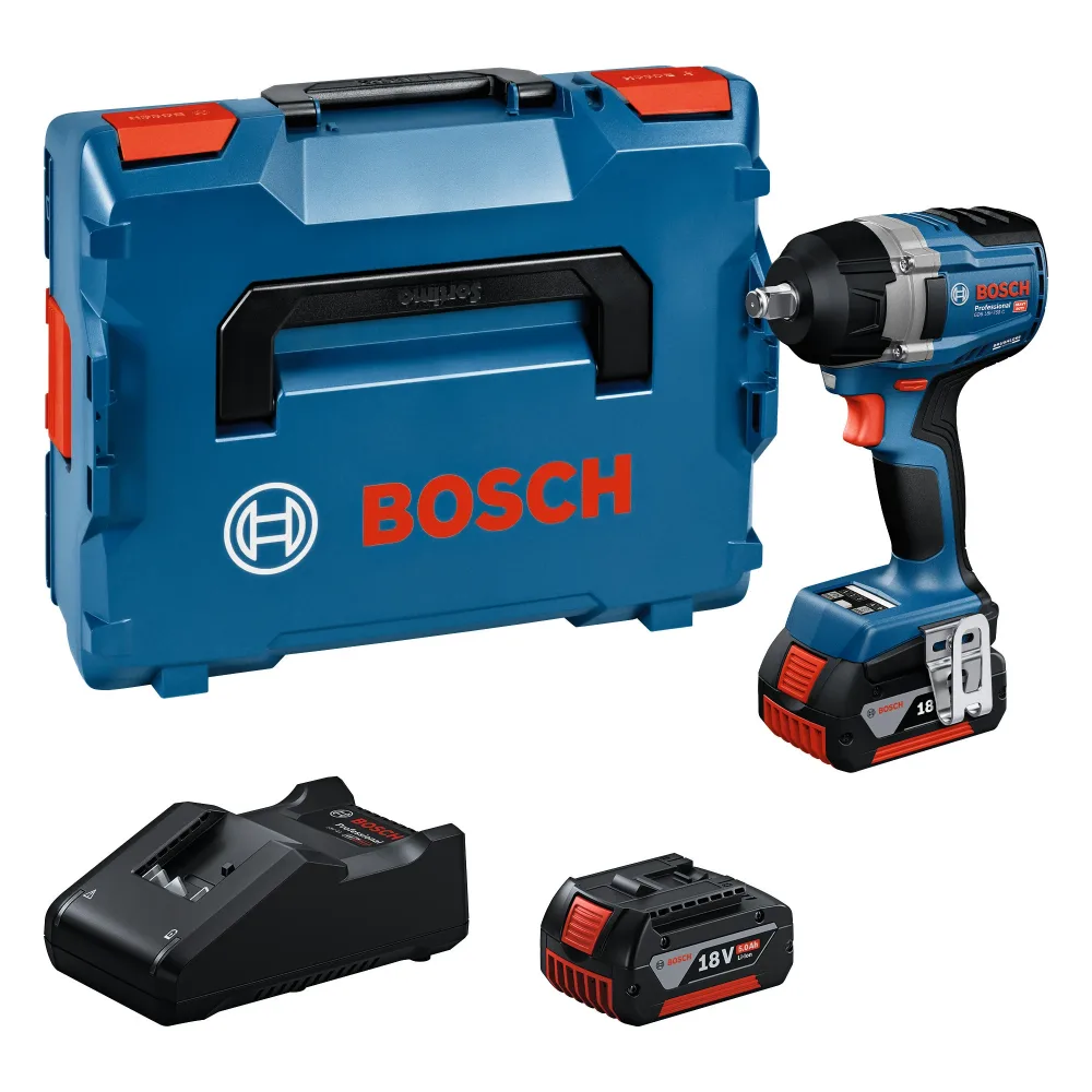 Bosch GDS 18V-750 C Mutterdragare med batteri och laddare 06019L9003