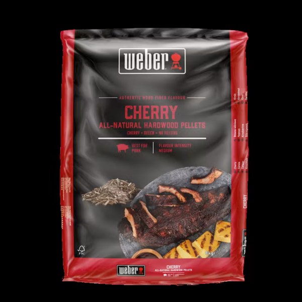 TRÄPELLETS WEBER - KÖRSBÄR 8KG