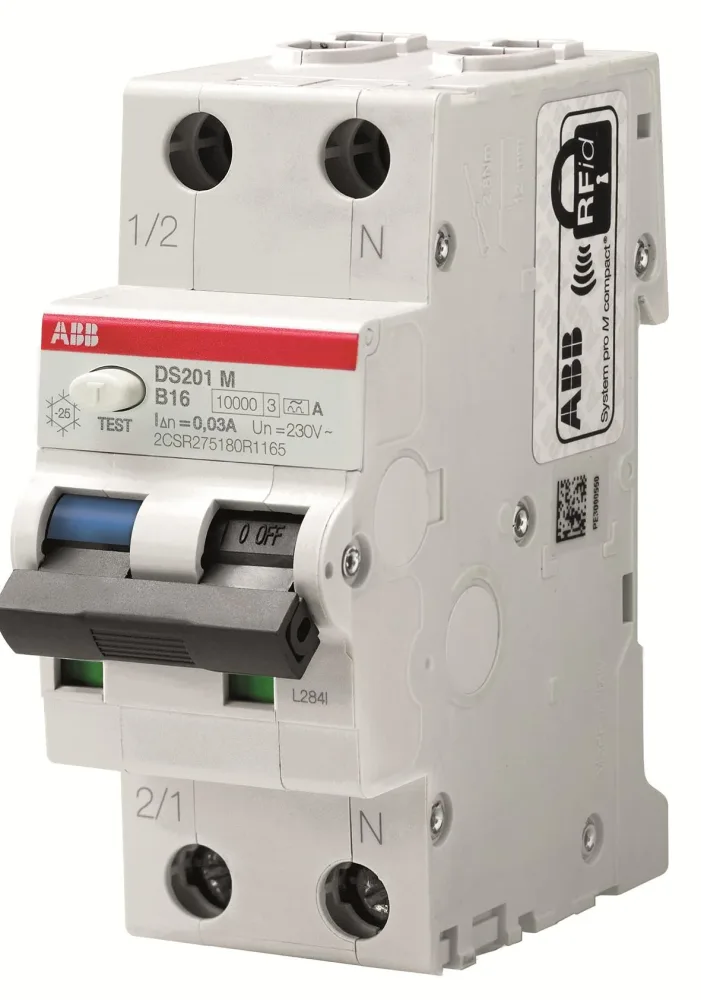 ABB 2CSR275180R2135 Personskyddsautomat 10kA, B-karakteristik, typ A DS201M M B13 A100