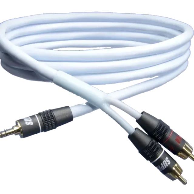 SUPRA 1001900966 Ljudkablage hane/hane, för stereo 1 m