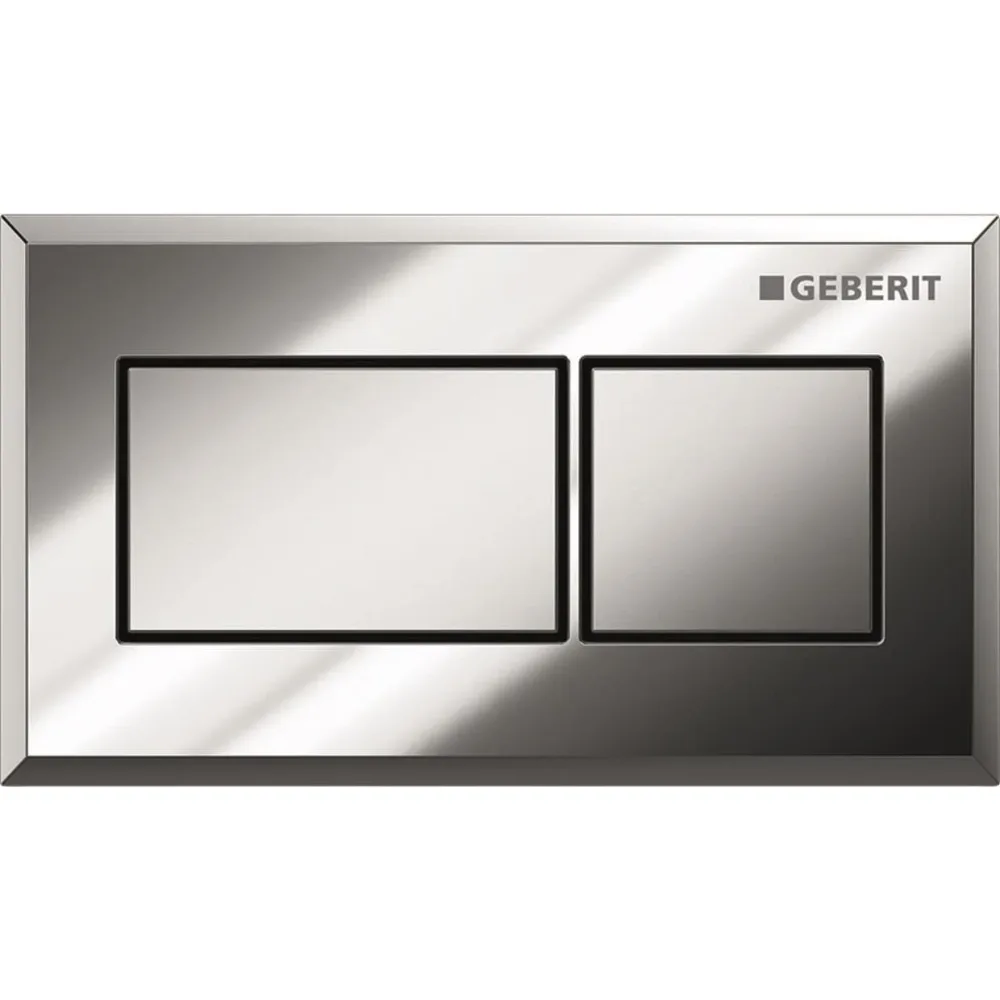 Geberit 116.051.KV.1 Spolknapp Svart/Krom - Bild 2