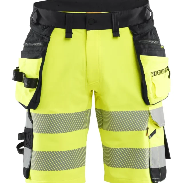 Blåkläder 112016483399C50 Shorts varsel, gul/svart Gul/svart