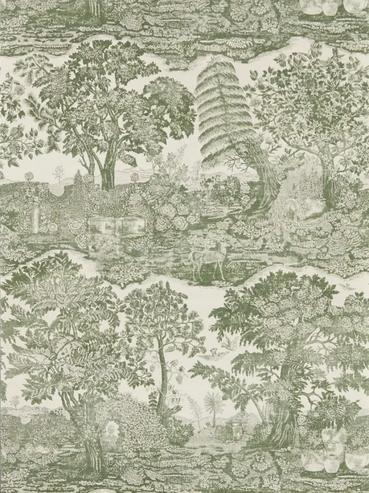 Sanderson - Highgrove Toile Yew Green