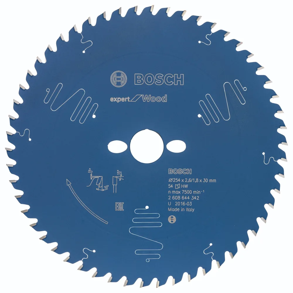 Bosch Expert for Wood Cirkelsågklinga 250x30x2.4mm, 40T
