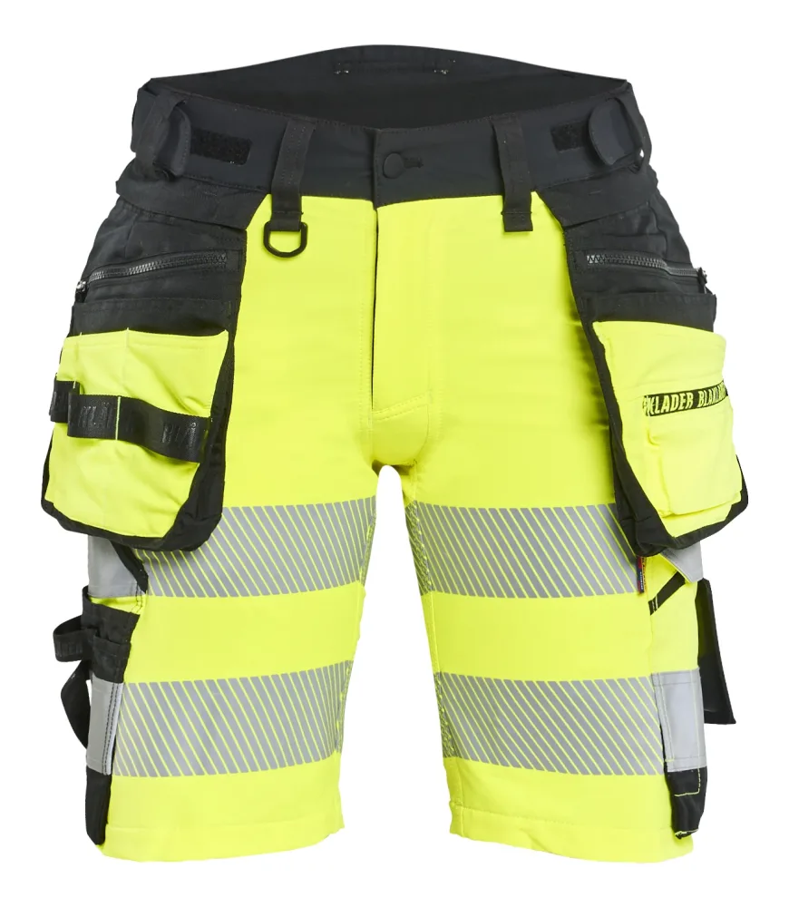 Blåkläder 702016483399C40 Shorts varsel, gul/svart C40 - Bild 2
