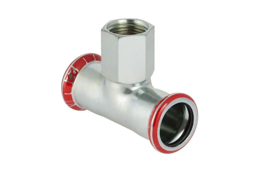 Geberit 1550968 T-rör med invändigt gängat avstick 15 x 15 x 15 mm