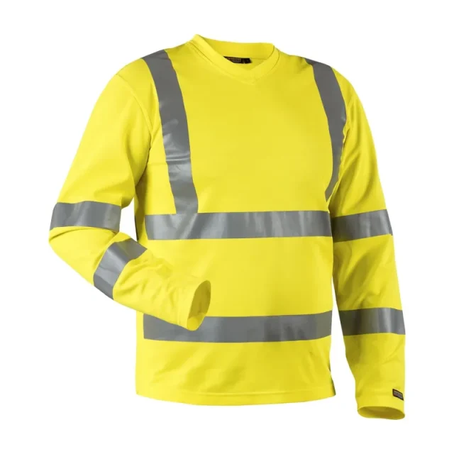 Blåkläder 338110703300XXXL T-shirt med lång ärm, varselgul, UV-skyddad Stl XXXL