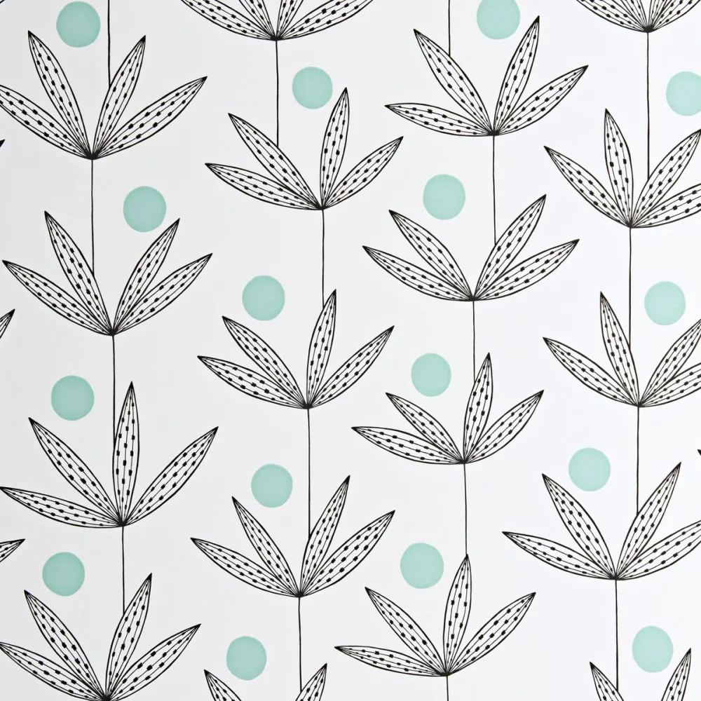Kinfolk Palm Tree Ocean Misp1249 Vit Tapet - Midbec | Stuvbutiken