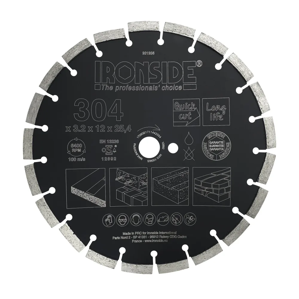 Ironside 201205 Diamantkapskiva 304x25,4x3,2 mm