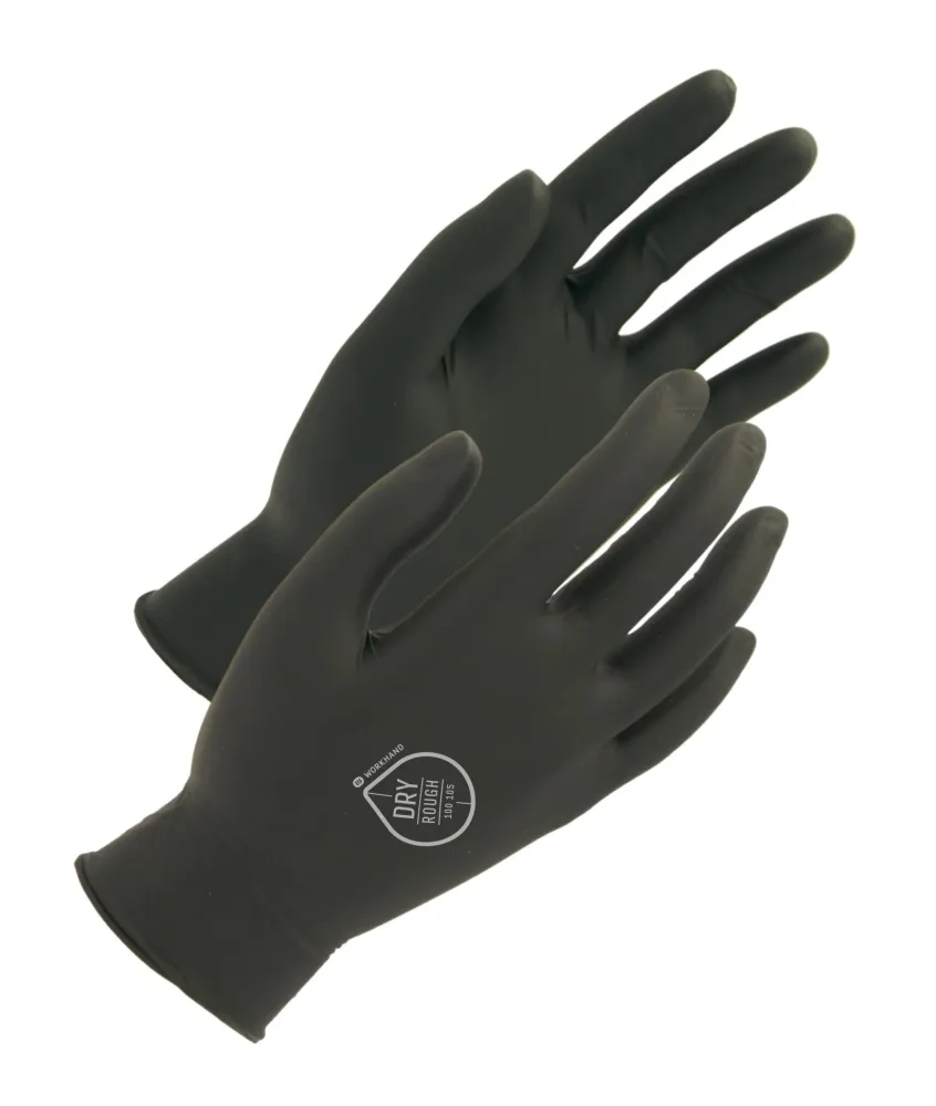 Workhand DRY ROUGH Engångshandske Nitril, Puderfri, 100-pack 10