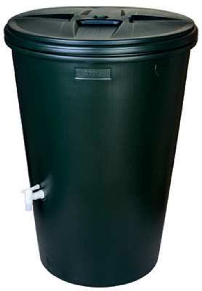 REGNTUNNA GREEN LIFE INKL LOCK& KRAN 200L