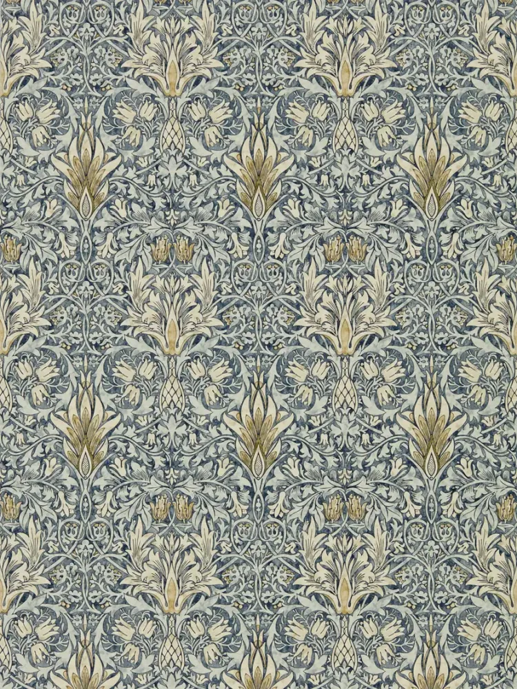 Morris & Co - Snakeshead Indigo/Cumin Morris 160th Anniversary