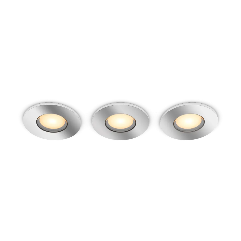 Philips Hue Adore 929003807901 Downlight 3-pack, krom