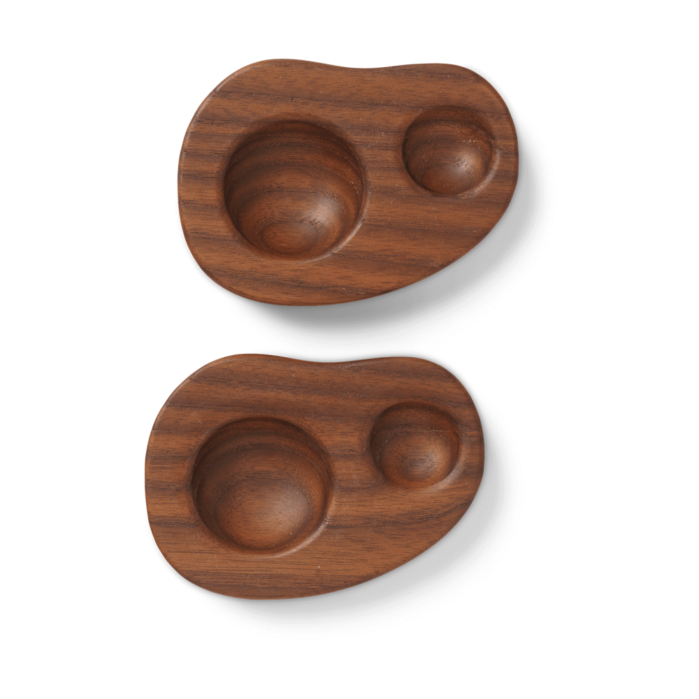 Cairn äggkopp 2-pack, Dark brown