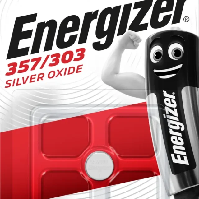 Energizer Silveroxid Knappcellsbatteri 357/303, 1,55 V 11,6 x 5,22 mm