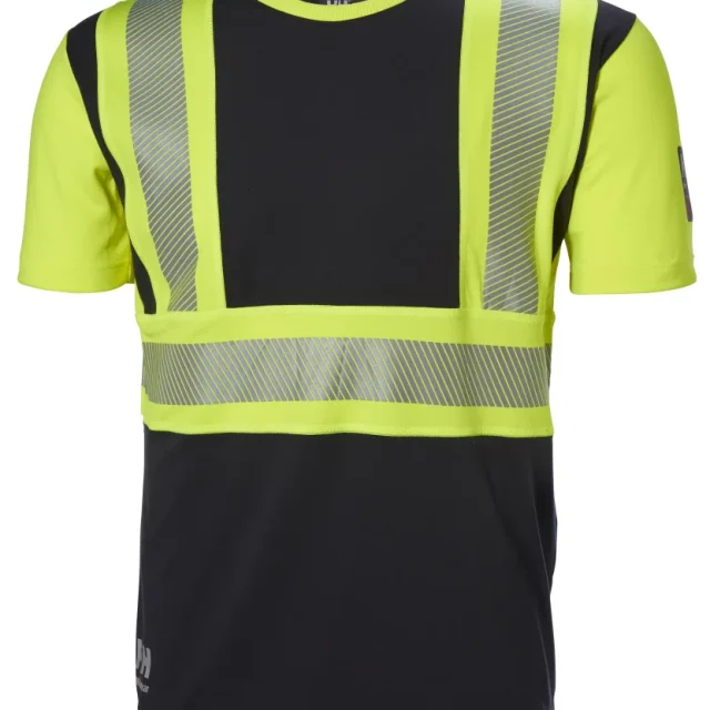 Helly Hansen Workwear ICU 79271-369 T-shirt varsel, svart/gul L