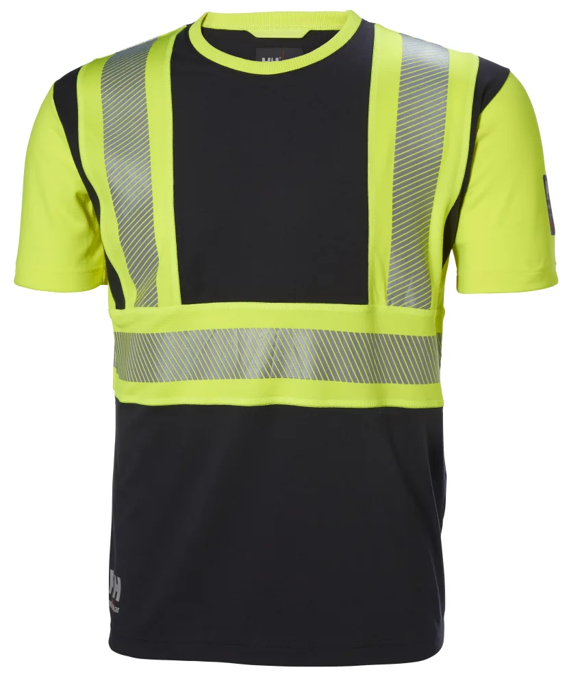 Helly Hansen Workwear ICU 79271-369 T-shirt varsel, svart/gul L