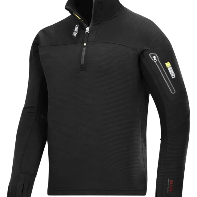 Snickers Workwear 9435 Tröja svart, microfleece XS