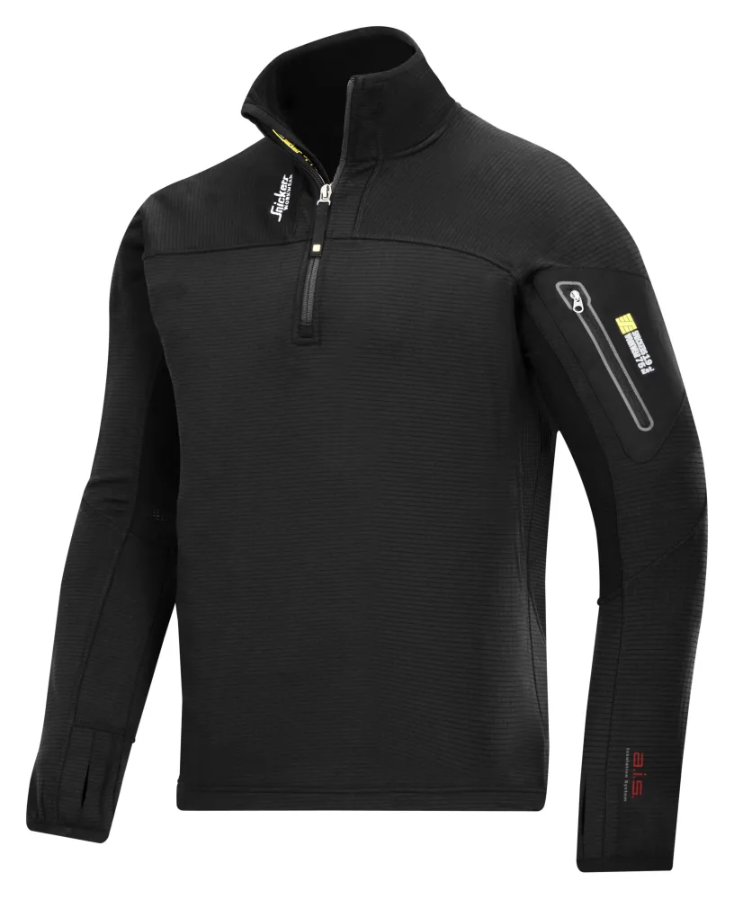 Snickers Workwear 9435 Tröja svart, microfleece XS