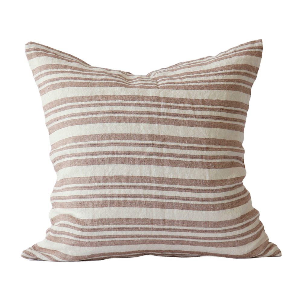 Siena kuddfodral linne 60x60 cm, Terra